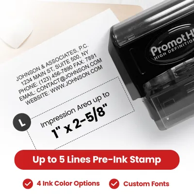Pre-Inked Stamp (Large)