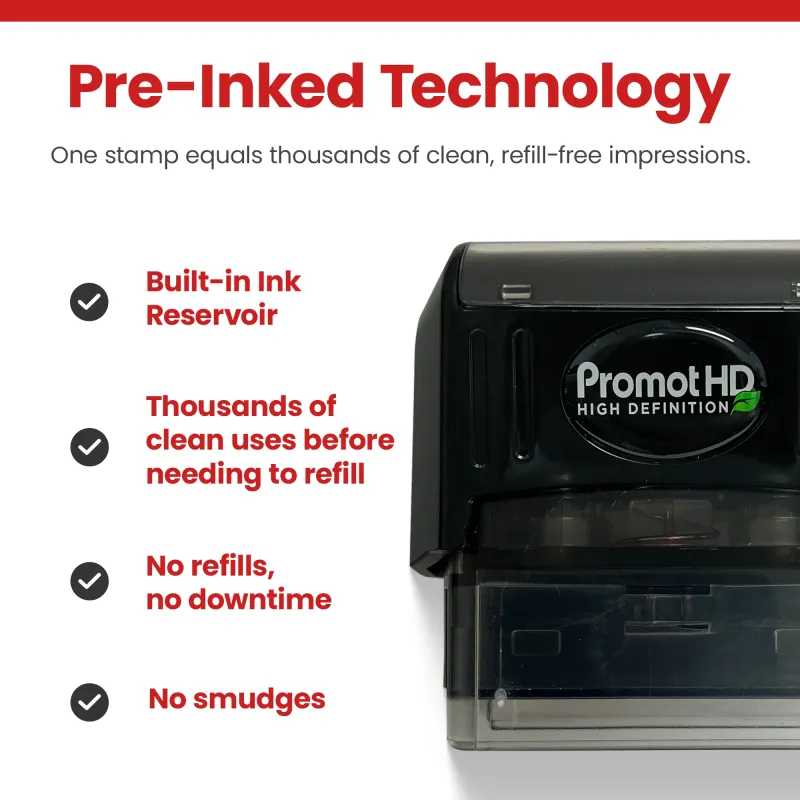 Pre-Inked Stamp (Large)