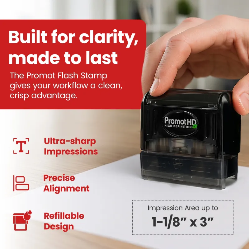 Pre-Inked Stamp (Extra Large)