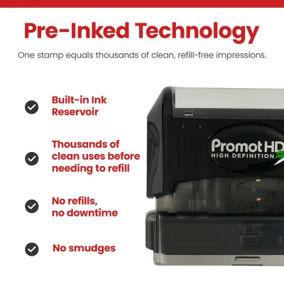 Pre-Inked Stamp (Extra Large)