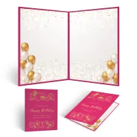 Personalized Birthday Guestbook - Pink