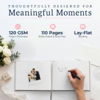 All Occasion Guestbook - Champaigne Beige