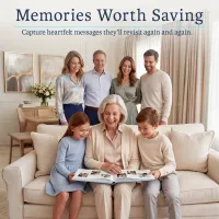 All Occasion Guestbook - Baby Blue