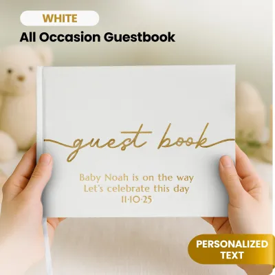 All Occasion Guestbook - White