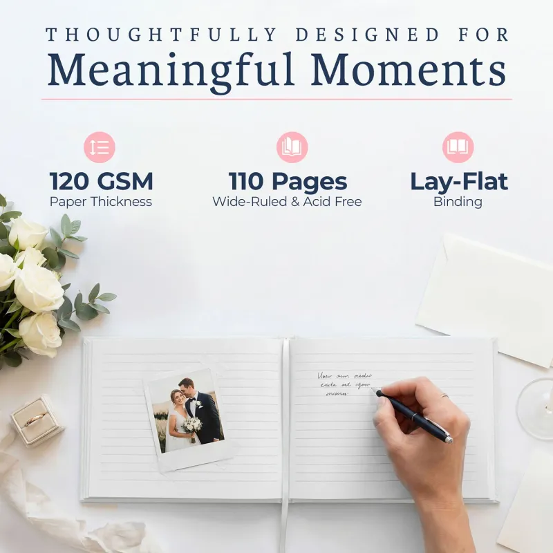 All Occasion Guestbook - White