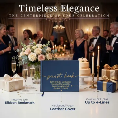 All Occasion Guestbook - Sapphire Blue
