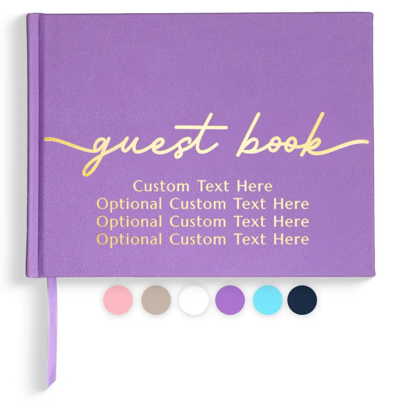 All Occasion Guestbook - Lavender Purple