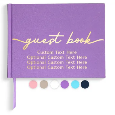 All Occasion Guestbook - Lavender Purple