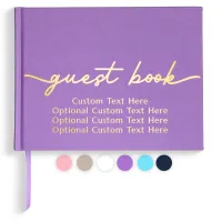 All Occasion Guestbook - Lavender Purple