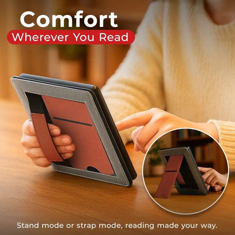 Kindle Leather Case- Brown