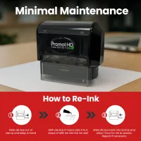 Pre-inked Bank Deposit Ink Stamp- Large