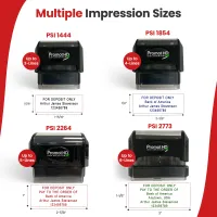 Pre-inked Bank Deposit Ink Stamp- Small