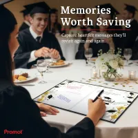 Personalized Graduation Party Guestbook- Class of 2026 (BLACK)