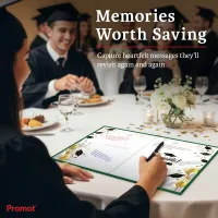 Personalized Graduation Party Guestbook- Class of 2026 (GREEN)