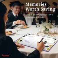 Personalized Graduation Party Guestbook- Class of 2026 (PURPLE)