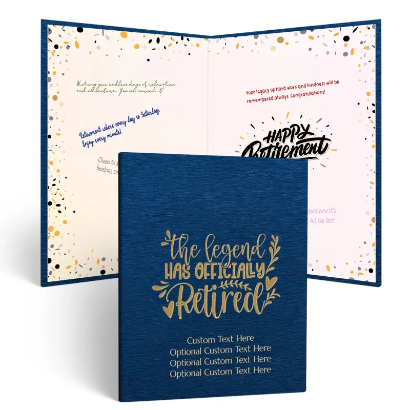 Retirement Guestbook (DARK BLUE)