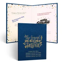Retirement Guestbook (DARK BLUE)