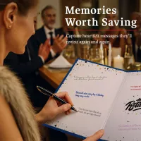 Retirement Guestbook (DARK BLUE)