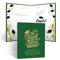Graduation Guest Book Alternative – The Tassel Was Worth the Hassle (GREEN)