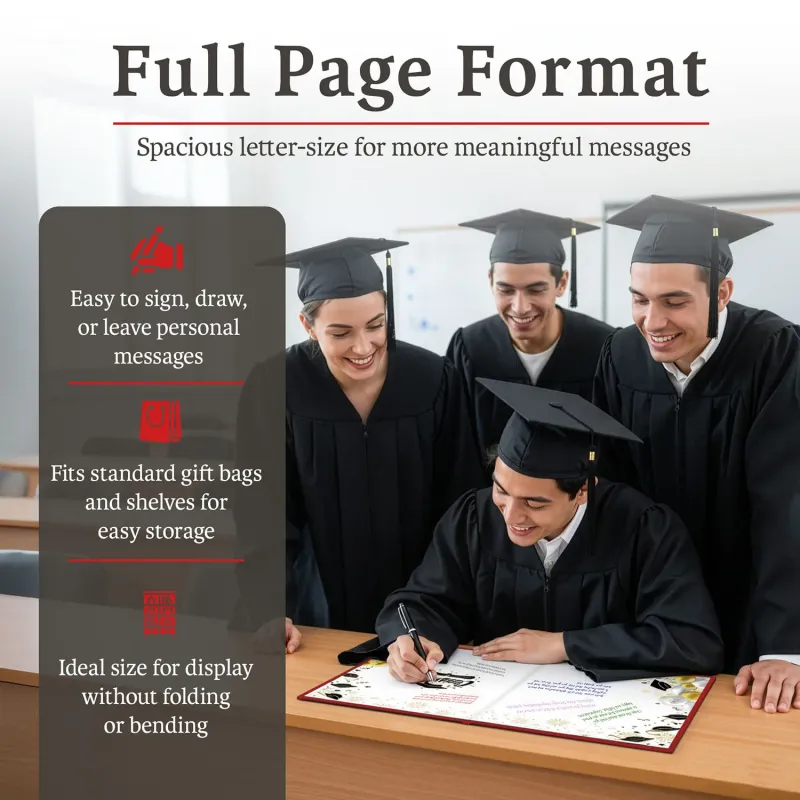 Graduation Guest Book Alternative – The Tassel Was Worth the Hassle (RED)
