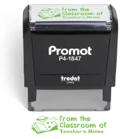 Teacher Custom Rubber Stamp "From the Classroom" - Medium