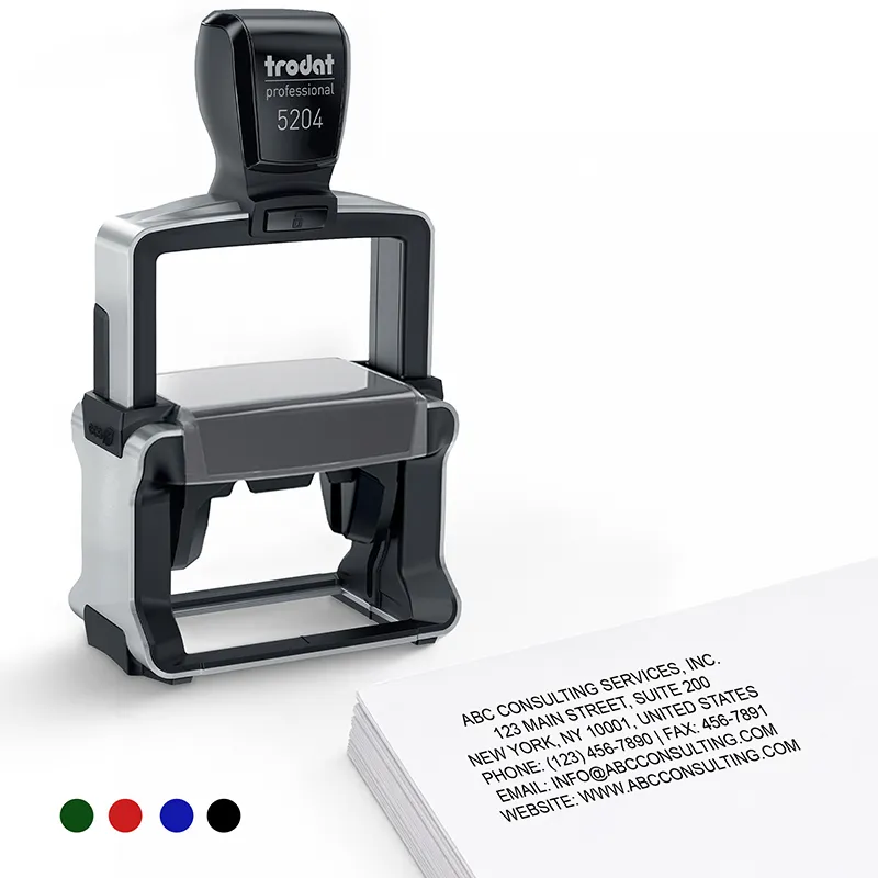 6-Line Custom Professional Stamp (Medium)