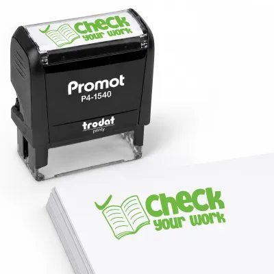 Check Your Work - Teacher Stamp