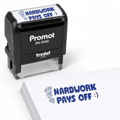 Hardwork Pays Off - Teacher Stamp
