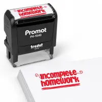 Incomplete Homework - Teacher Stamp