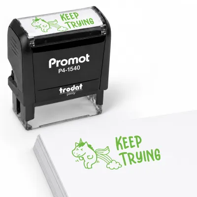 Keep Trying - Teacher Stamp