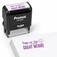 Keep Up the Great Work! - Teacher Stamp