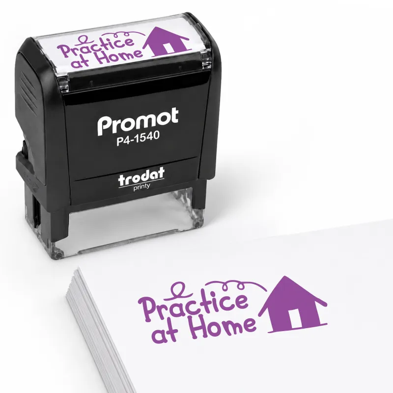 Practice at Home - Teacher Stamp