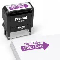 Please Follow Directions - Teacher Stamp