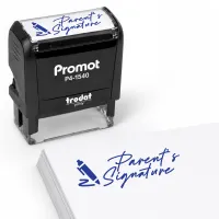 Parent's Signature - Teacher Stamp