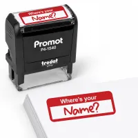 Where's Your Name? - Teacher Stamp