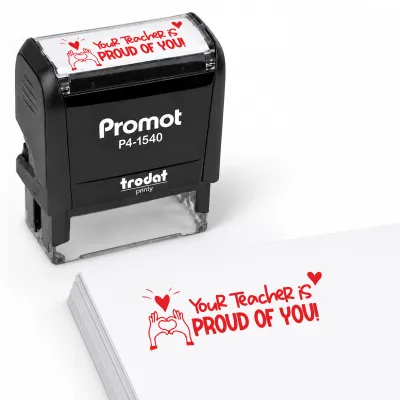 Your Teacher is Proud of You - Teacher Stamp