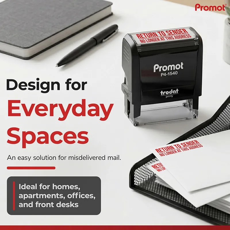 Return to Sender No Longer at This Address Stamp – Self-Inking (Small)
