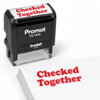 Checked Together - Teacher Stamp