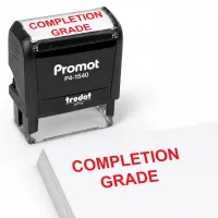 Completion Grade - Teacher Stamp