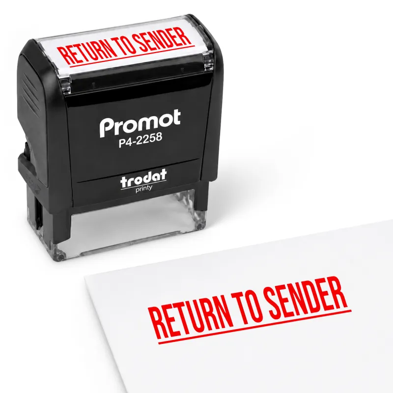 Return to Sender Stamp – Self-Inking (Large)