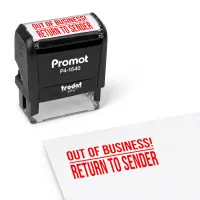 Out of Business Return to Sender Stamp – Self-Inking (Small)
