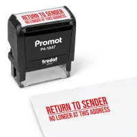Return to Sender - No Longer at This Address Stamp (Medium)