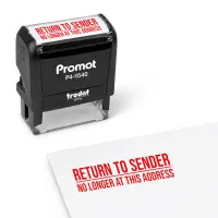 Return to Sender No Longer at This Address Stamp – Self-Inking (Small)
