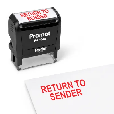 Return to Sender Stamp
