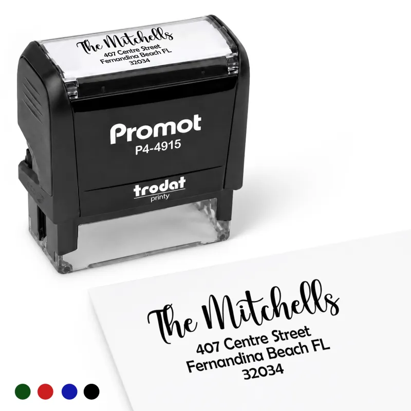 Address Stamp Design 10 - Extra Wide
