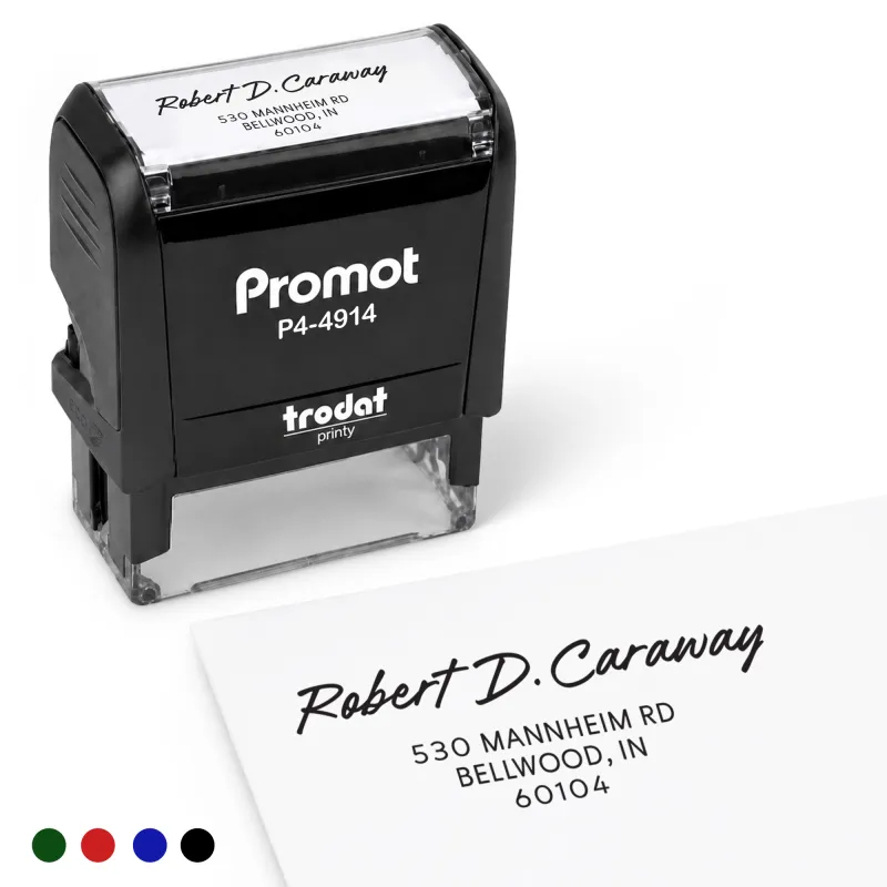 Address Stamp Design 2 - Extra Large