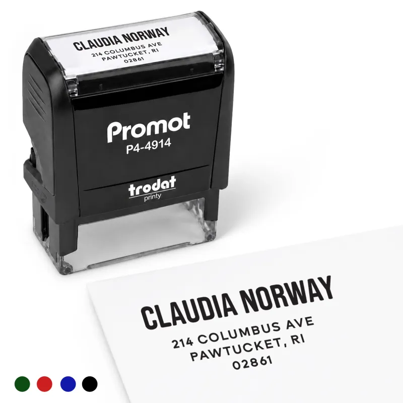 Address Stamp Design 3 - Extra Large