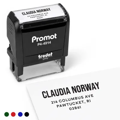 Address Stamp Design 3 - Extra Large