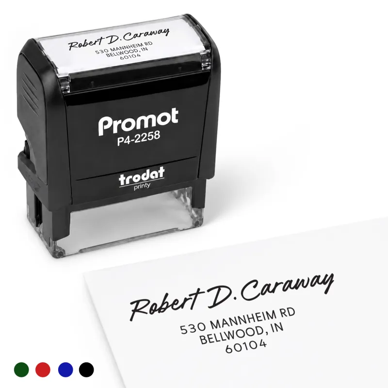 Address Stamp Design 2 - Large
