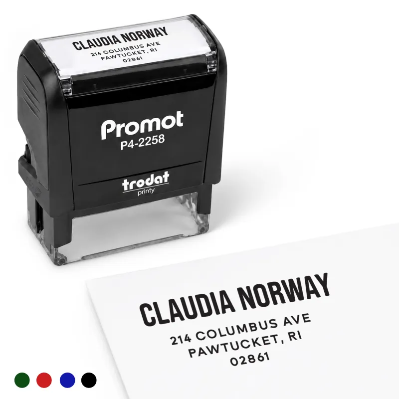 Address Stamp Design 3 - Large